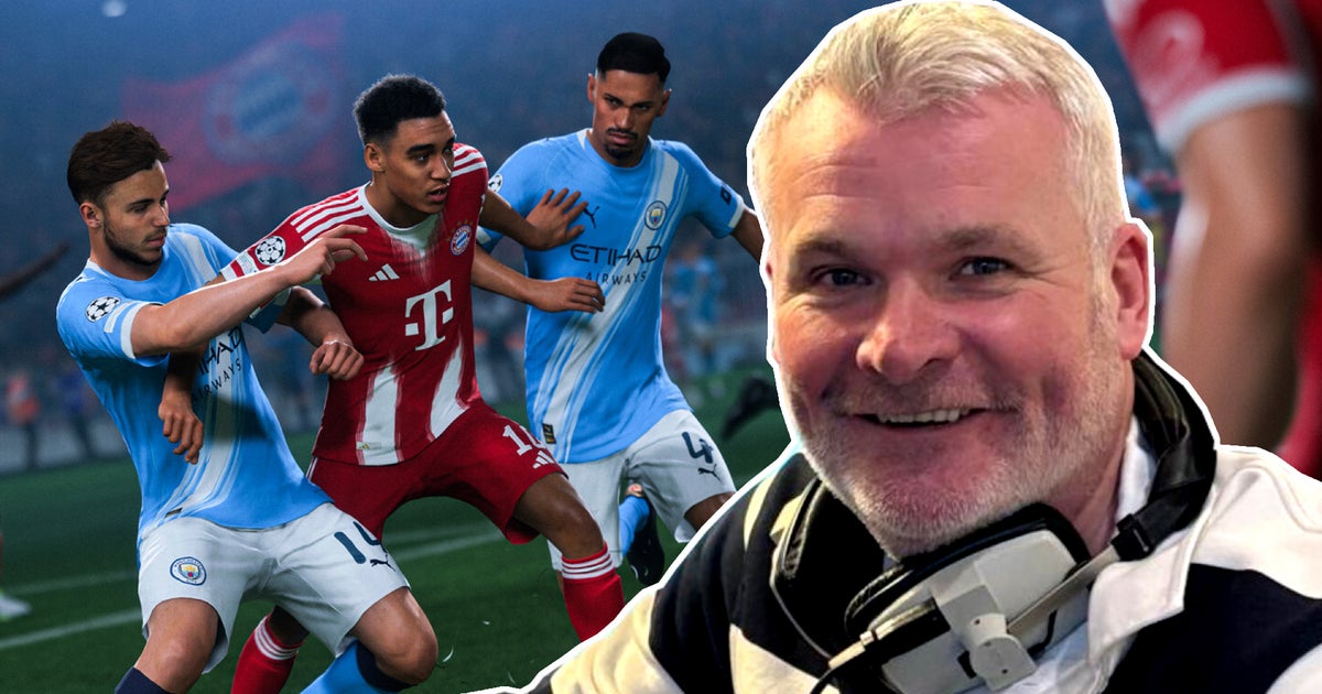 Football commentator Guy Mowbray let EA create an AI voice double to help read out the 20,000 player names in EA Sports FC